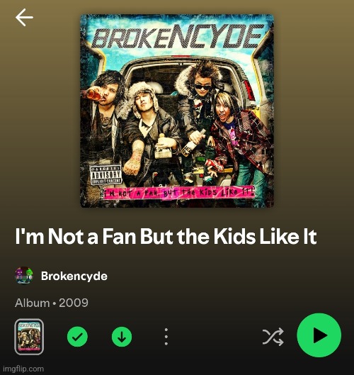 i hate how much i like this album | made w/ Imgflip meme maker