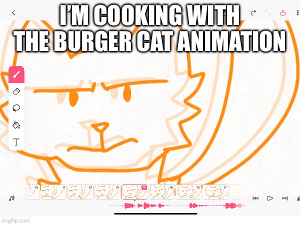 I’M COOKING WITH THE BURGER CAT ANIMATION | made w/ Imgflip meme maker