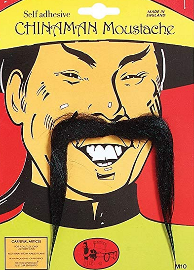China man mustache Blank Meme Template