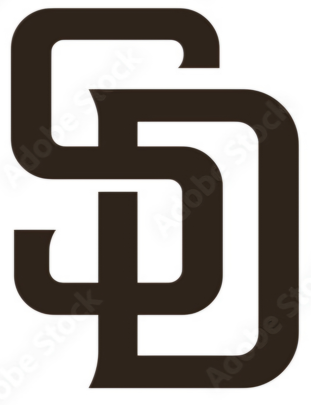 San Diego Padres emblem Blank Meme Template