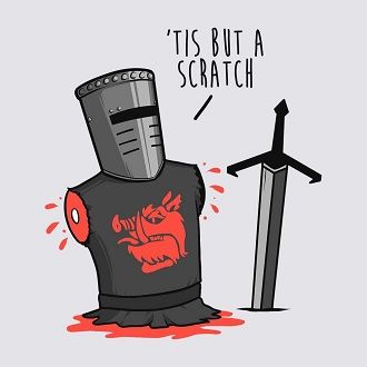 Monty black knight Blank Meme Template