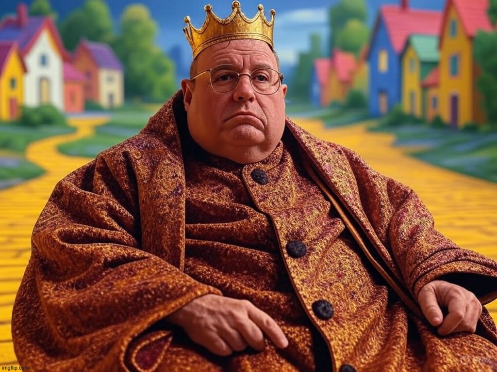 Jerry Nadler in the Land of Oz: Mayor of Munchkin City | image tagged in jerry nadler,munchkins,land of oz,mayor,fat bastard,rat bastard | made w/ Imgflip meme maker