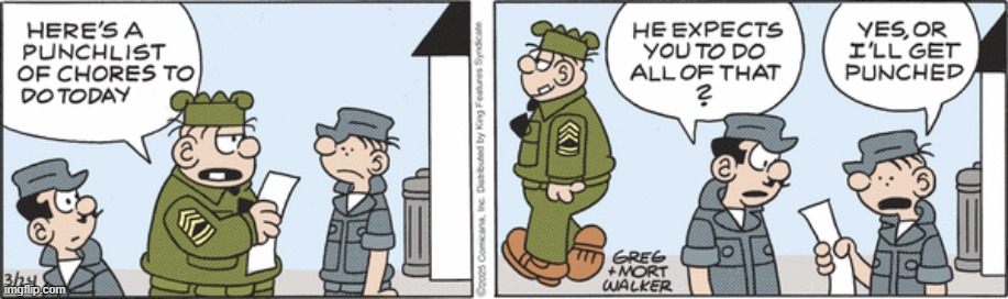 Beetle Bailey | image tagged in comics | made w/ Imgflip meme maker