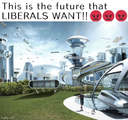 This is the future that LIBERALS WANT!! ??? | image tagged in this is the future that liberals want | made w/ Imgflip meme maker