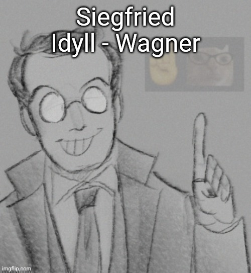 Fucking nerd | Siegfried Idyll - Wagner | image tagged in fucking nerd | made w/ Imgflip meme maker