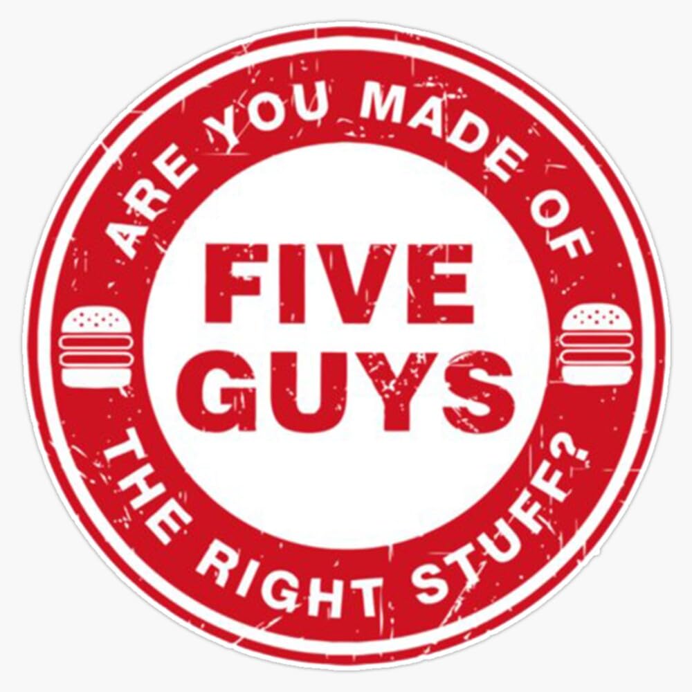 Five guys logo Blank Meme Template