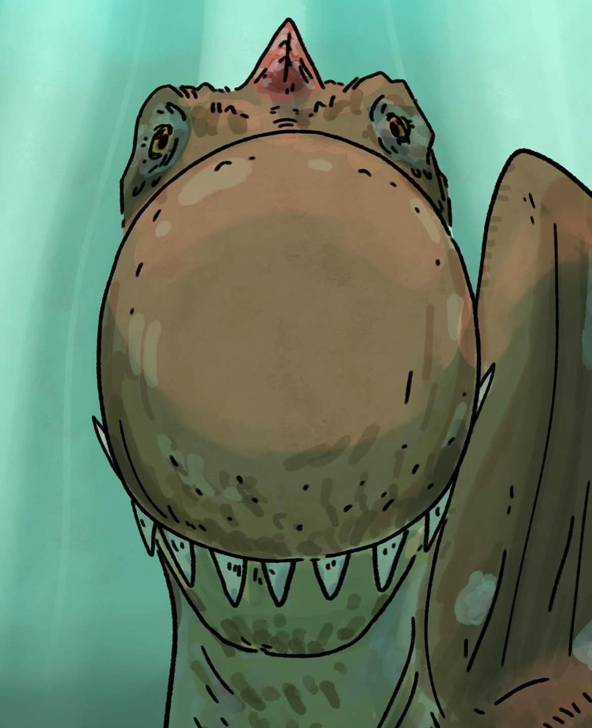 Dino Stare Blank Meme Template