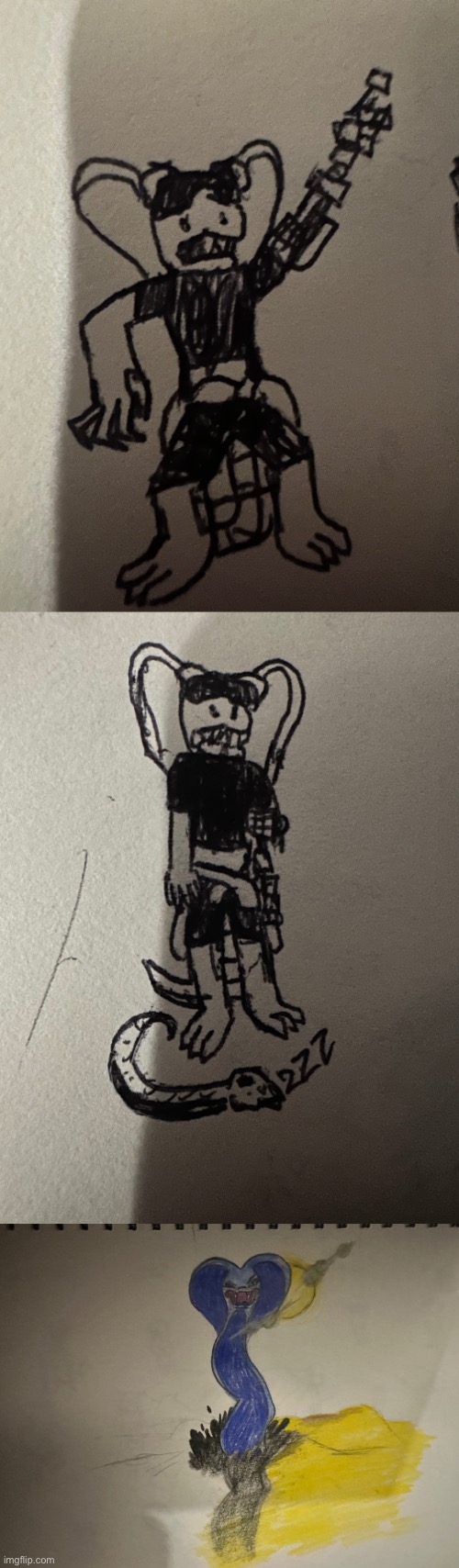 top two are old aria, bottom is newer art of aria | made w/ Imgflip meme maker