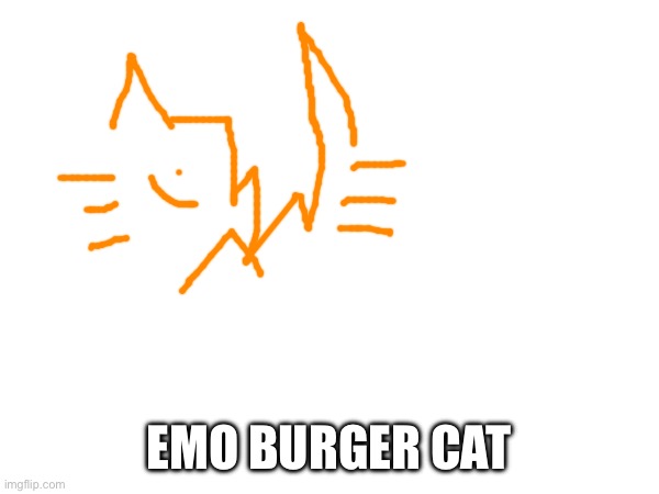 EMO BURGER CAT | made w/ Imgflip meme maker