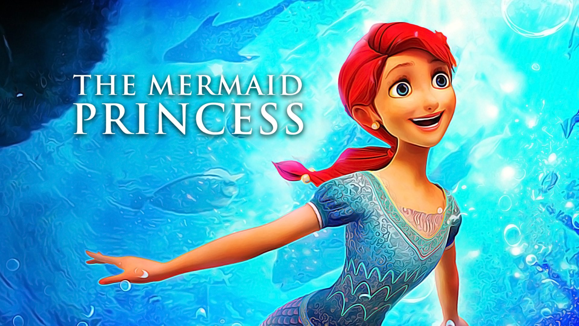 the mermaid princess Blank Meme Template