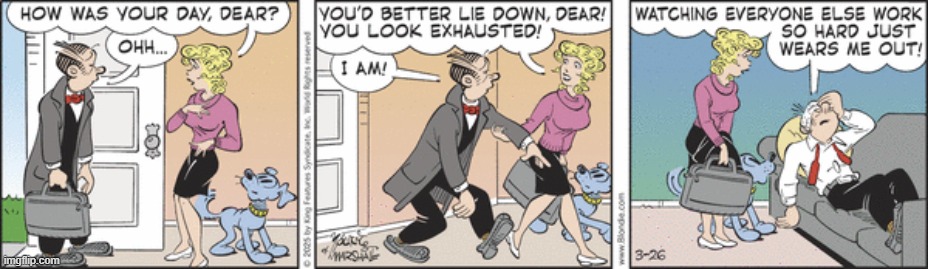 Blondie | image tagged in comics | made w/ Imgflip meme maker