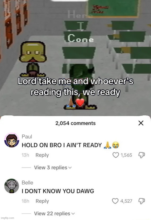 made w/ Imgflip meme maker