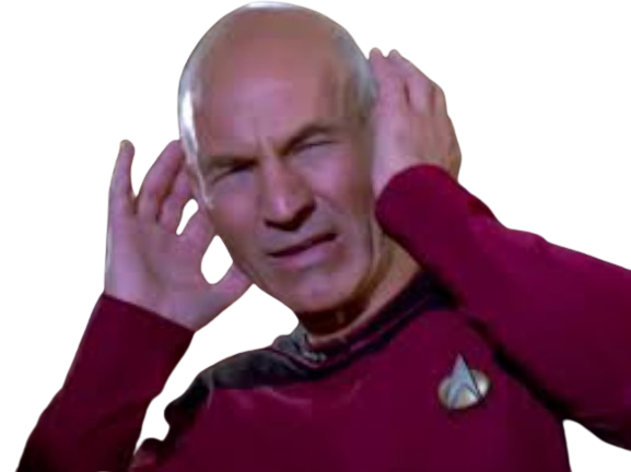 Picard noise Blank Meme Template