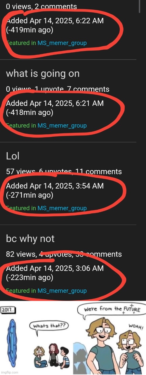 Tf | image tagged in were from the future | made w/ Imgflip meme maker