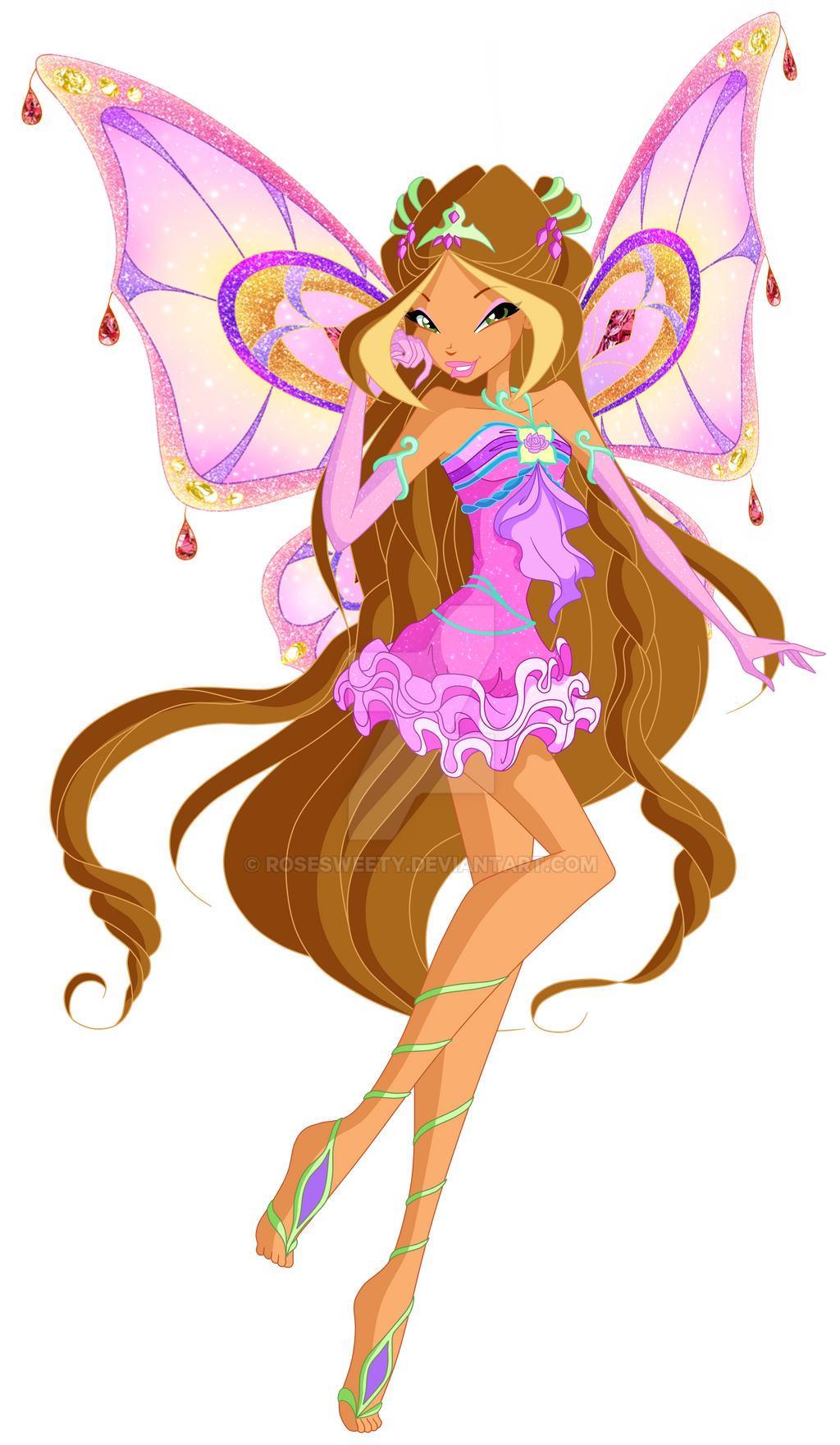 Flora Season 8 Enchantix Blank Meme Template