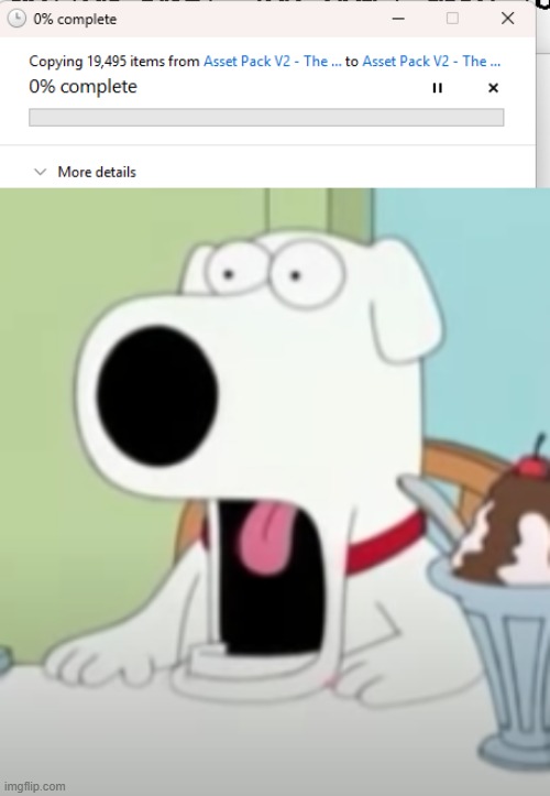 image tagged in shocked brian | made w/ Imgflip meme maker