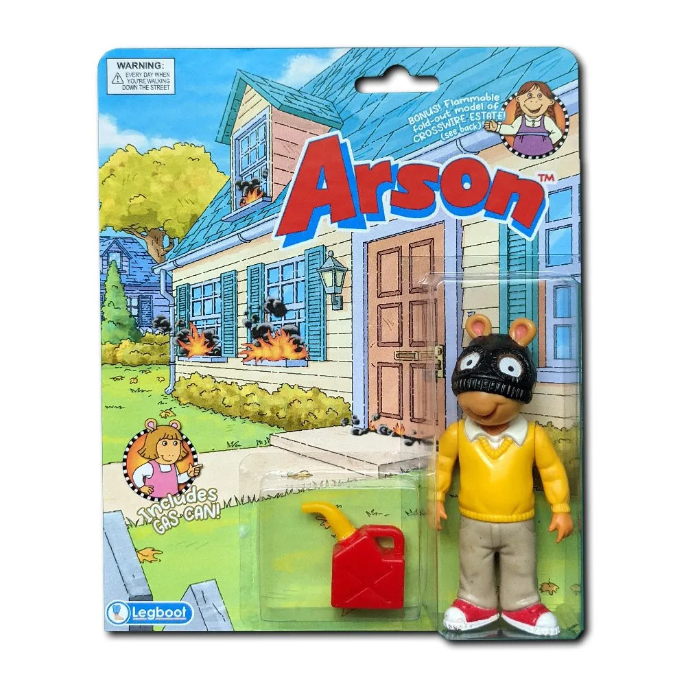 arthur arson toy Blank Meme Template