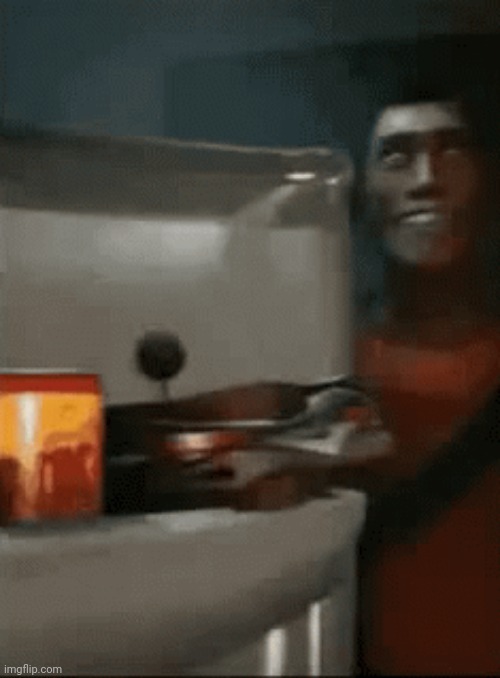 scout opens fridge | image tagged in scout opens fridge | made w/ Imgflip meme maker