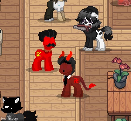 heres smt i saw on pony town like 2 weeks ago idk if im allowed 2 post it here but | made w/ Imgflip meme maker