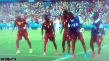 Ghanian Goal Celebration | image tagged in gifs | made w/ Imgflip video-to-gif maker