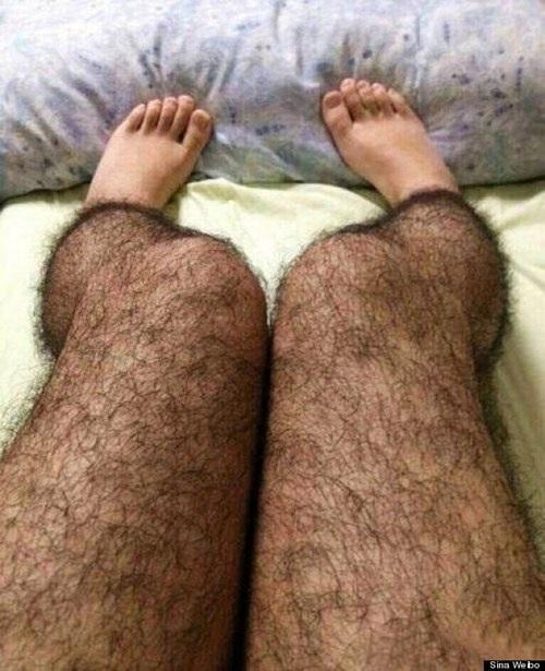 Hairy legs Blank Meme Template