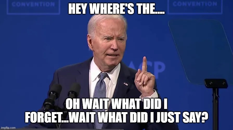 joe biden | HEY WHERE'S THE.... OH WAIT WHAT DID I FORGET...WAIT WHAT DID I JUST SAY? | image tagged in joe biden | made w/ Imgflip meme maker