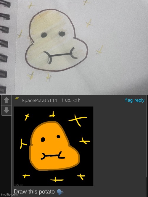 SpacePotato111 Request | made w/ Imgflip meme maker