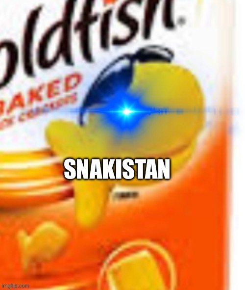 Pakistan Snakistan | SNAKISTAN | image tagged in glowing eye goldfish snack | made w/ Imgflip meme maker