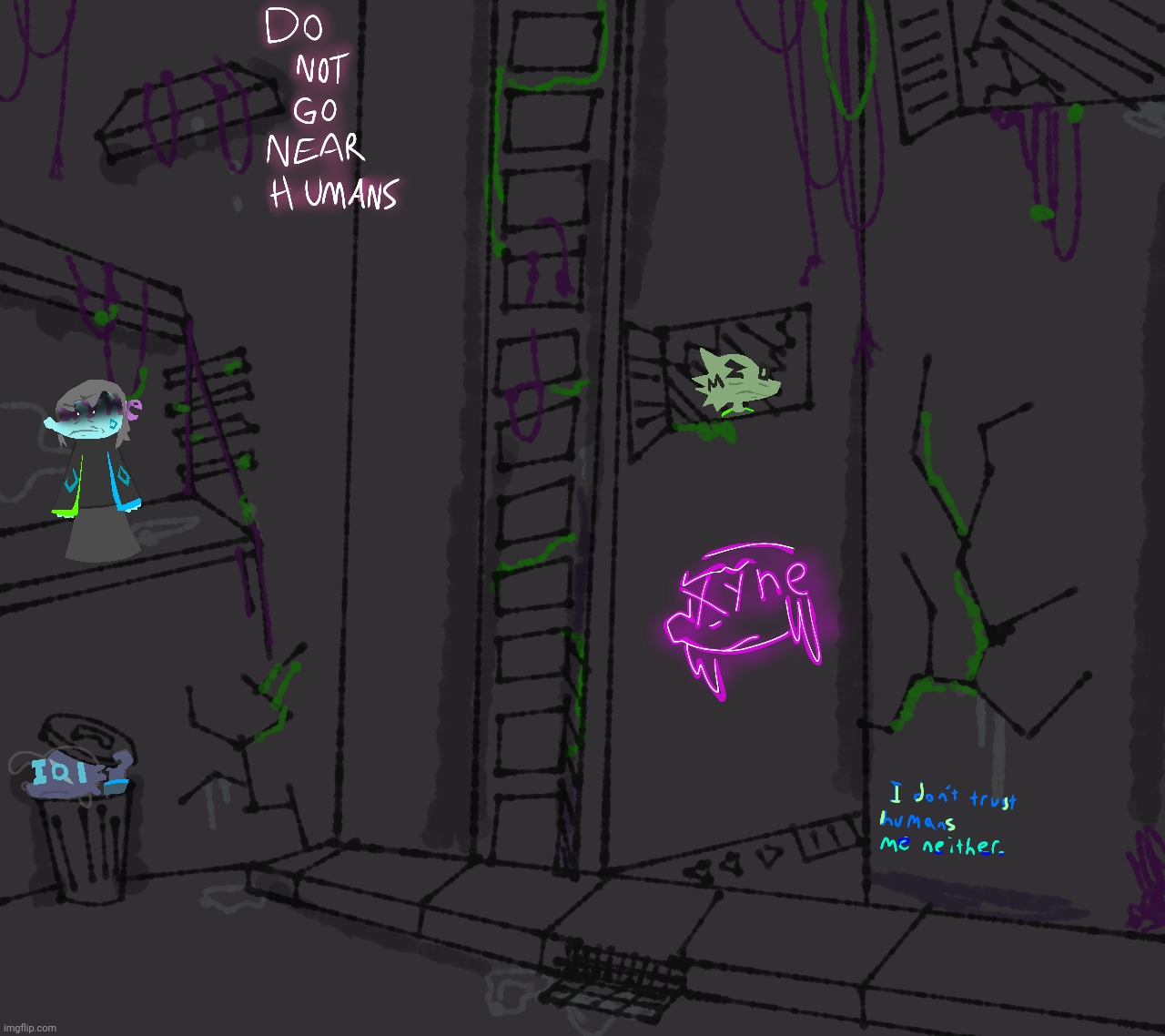 Concept art for the earthstranded sanctuary (looked more epic in my head tbh) | made w/ Imgflip meme maker