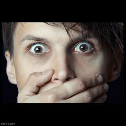 hand over mouth | image tagged in hand over mouth | made w/ Imgflip meme maker