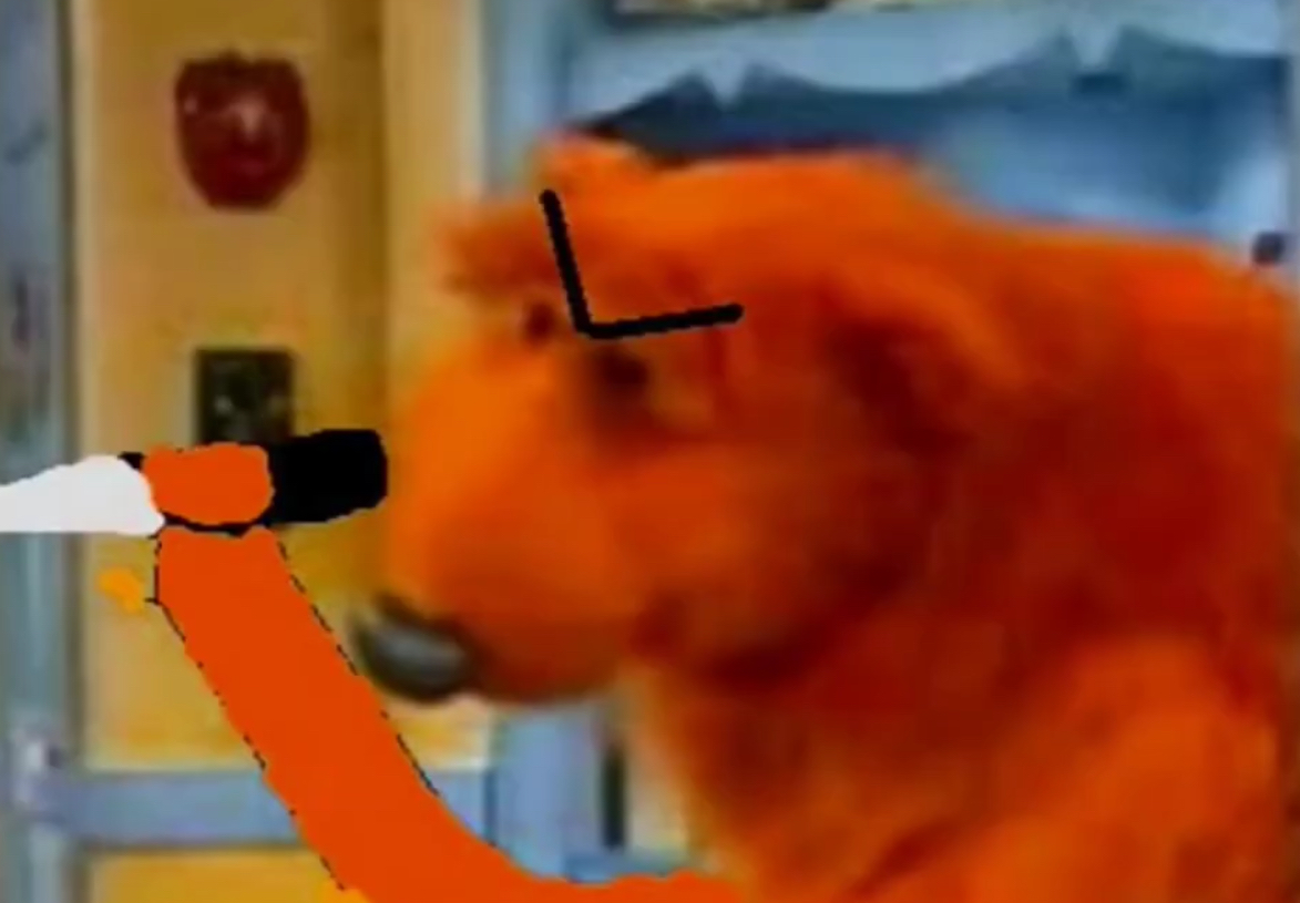 Mad Bear Blank Meme Template