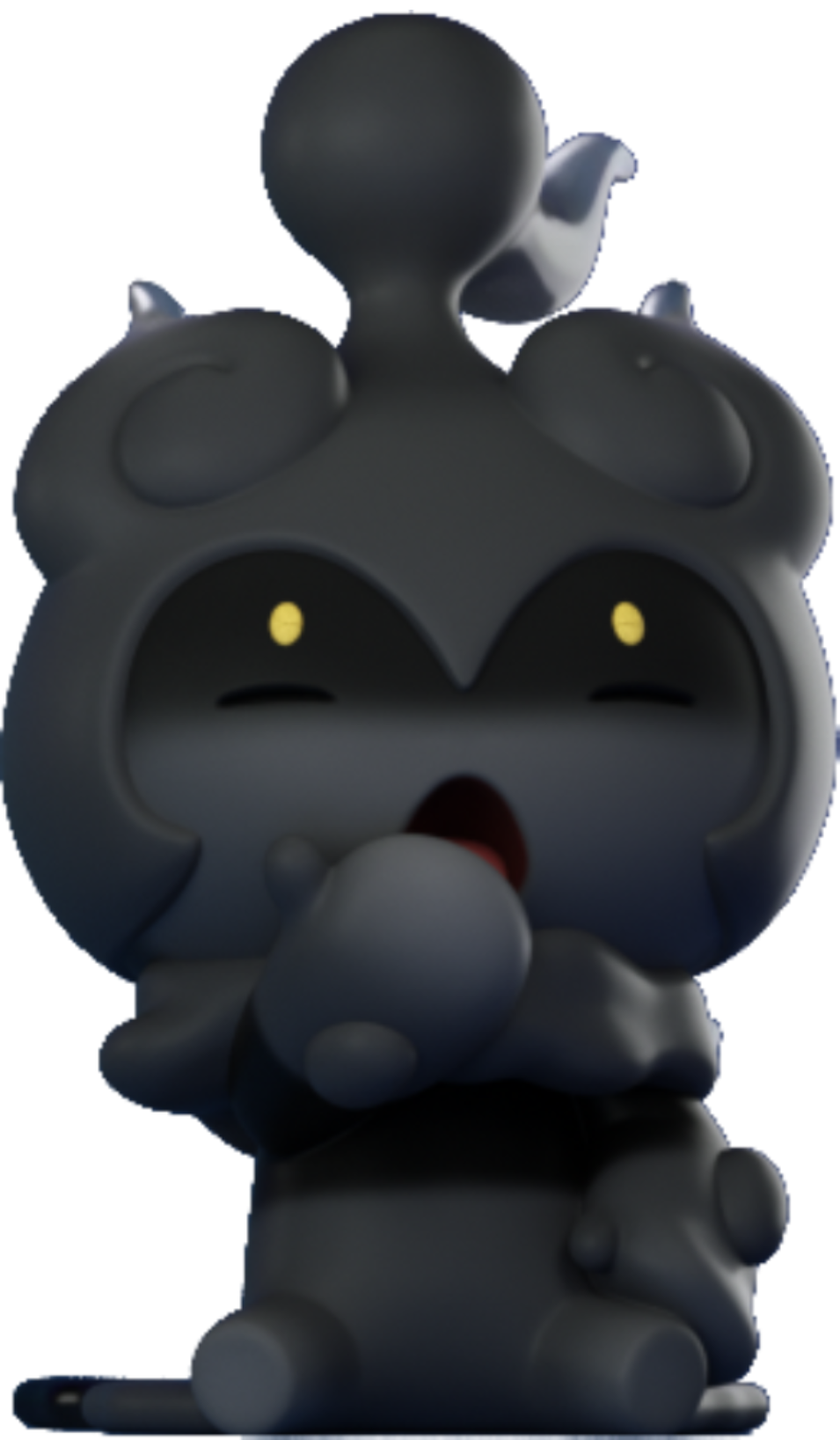 Marshadow yawning Blank Meme Template