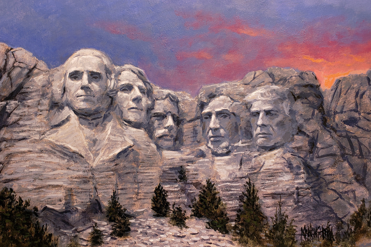 Trump Rushmore Blank Meme Template