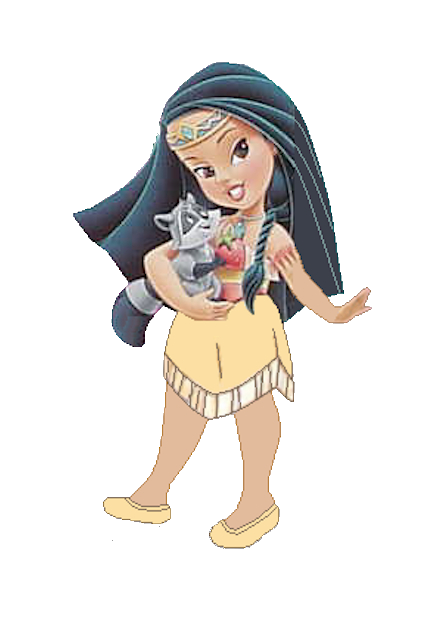 Young Toddler Pocahontas Blank Meme Template