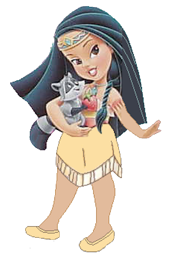 Young Toddler Pocahontas Blank Meme Template