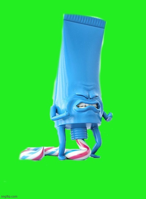 High Quality Constipated toothpaste guy Blank Meme Template