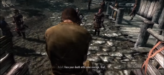 Skyrim Thief Blank Meme Template