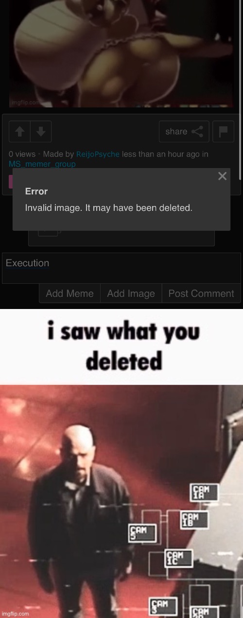 image tagged in i saw what you deleted | made w/ Imgflip meme maker