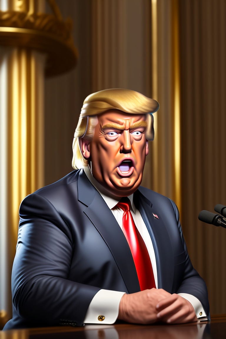 Trump, cornered in his lies, frightened by truth Blank Meme Template