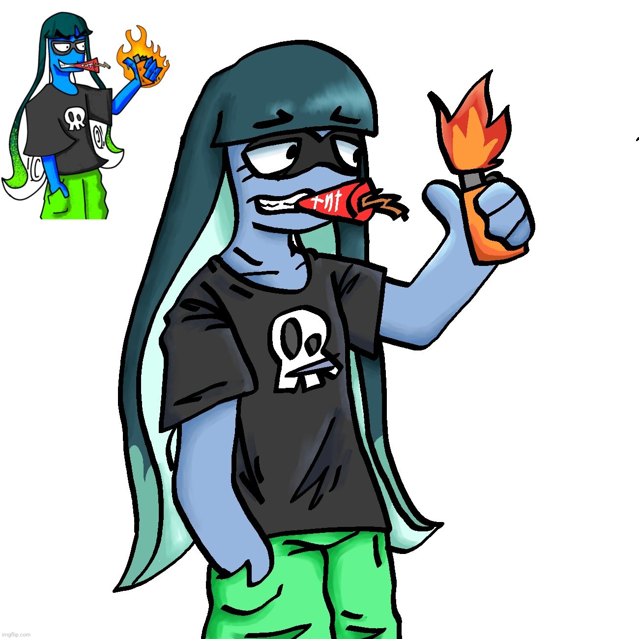 kinda old redraw of nats art that i honestly dont rlly fw anymore but | made w/ Imgflip meme maker