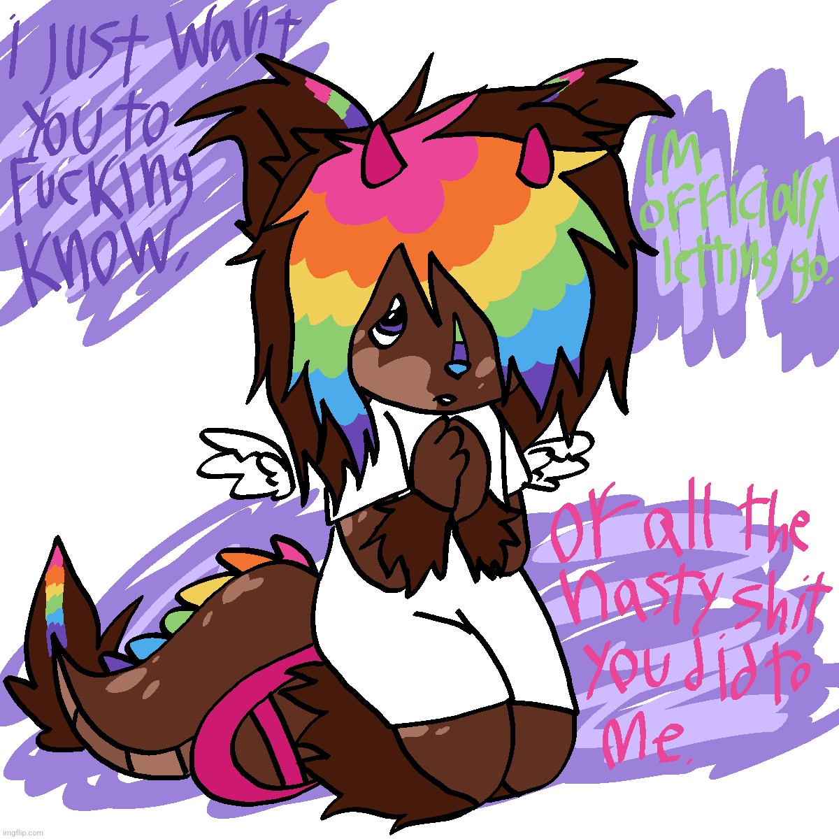 i dont hsve any good recent art so old art. | made w/ Imgflip meme maker