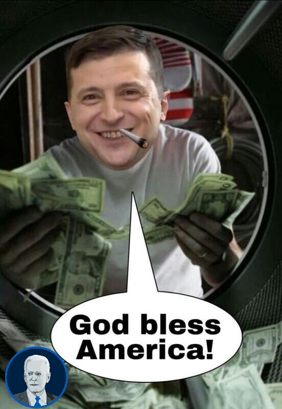 Zelensky money laundering Blank Meme Template