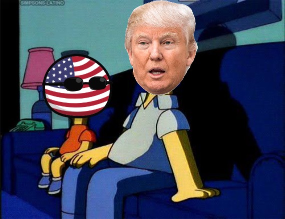 Simpsons | image tagged in simpsons,donald trump | made w/ Imgflip meme maker