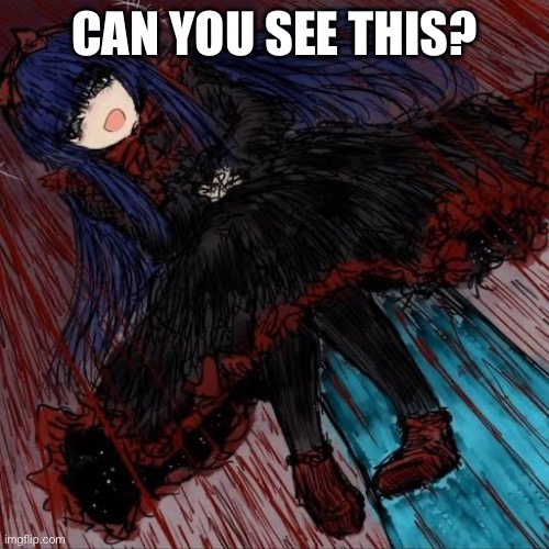 Mabel | CAN YOU SEE THIS? | image tagged in mabel | made w/ Imgflip meme maker