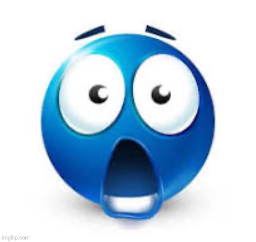 shocked blue emoji | image tagged in shocked blue emoji | made w/ Imgflip meme maker
