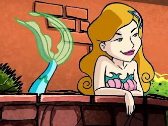 diana mermaid Blank Meme Template