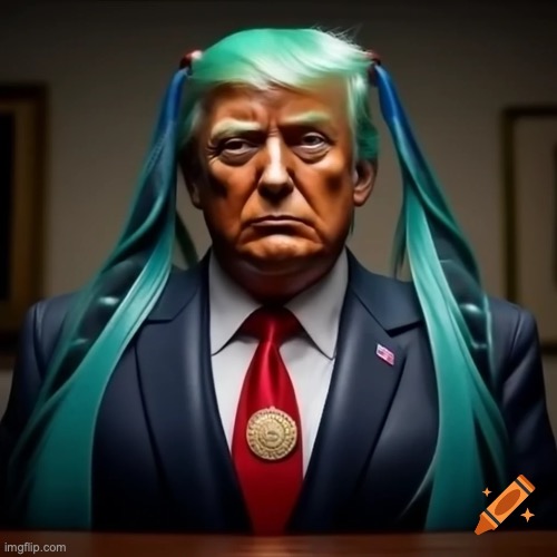 Miku Trump | made w/ Imgflip meme maker