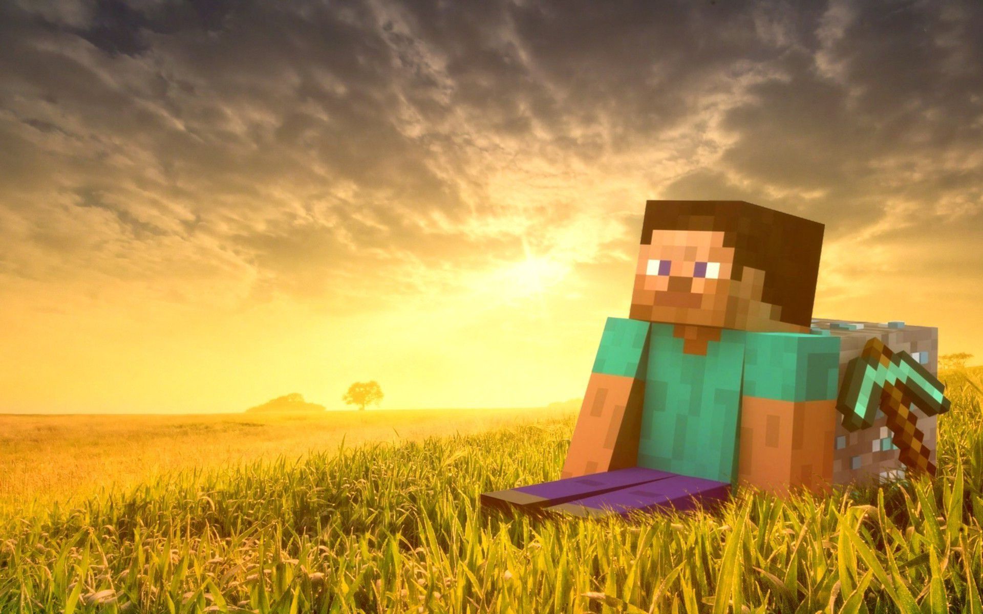 Minecraft Relax Steve Blank Meme Template