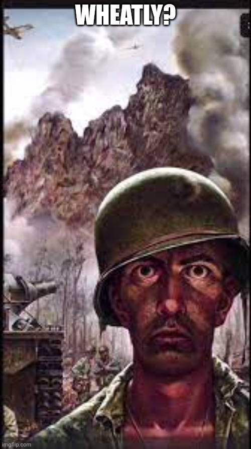 War Flashback | WHEATLY? | image tagged in war flashback | made w/ Imgflip meme maker