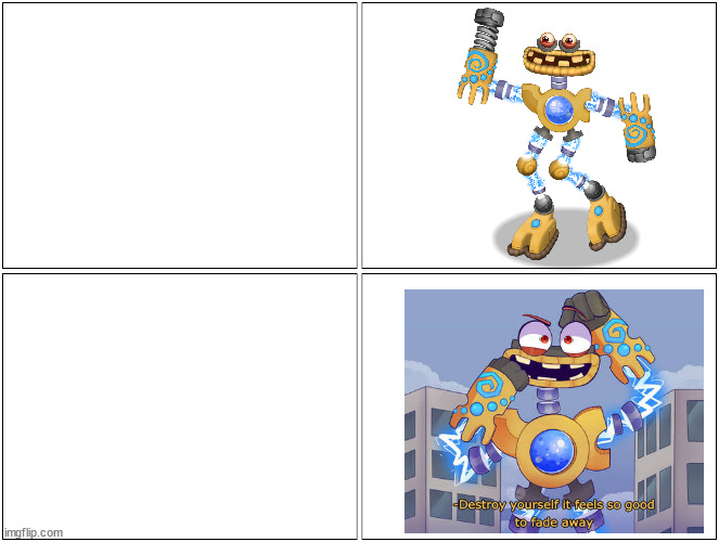 High Quality wubbox template Blank Meme Template